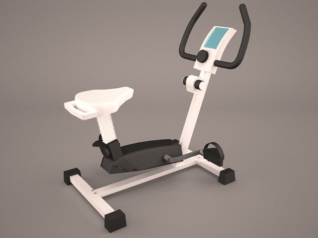 exercise bike 3D Model .c4d .max .obj .3ds .fbx .stl .blend 