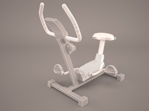 exercise bike 3D Model