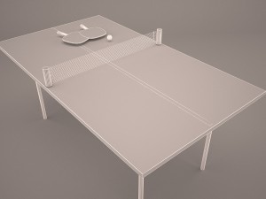 ping pong table Model 3D
