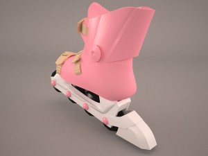 roller blades Model 3D