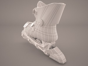 roller blades Model 3D
