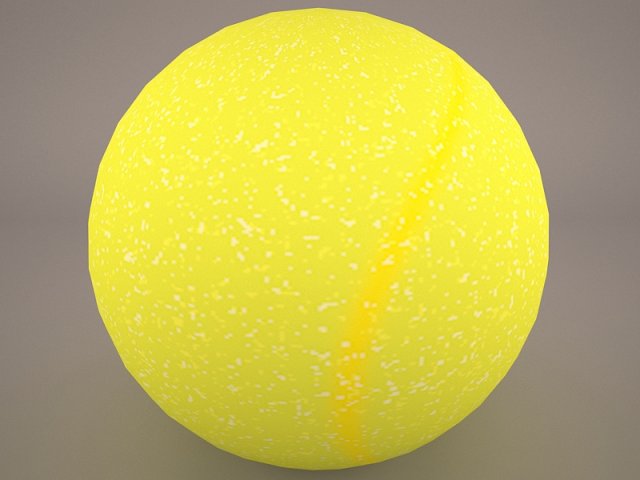 tennis ball 3D Модель .c4d .max .obj .3ds .fbx .stl .blend 