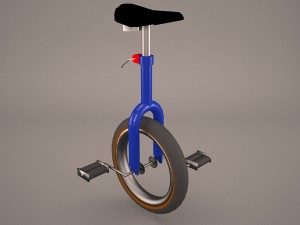 unicycle Model 3D