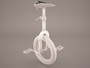 unicycle 3D Model
