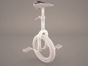 unicycle 3D Model