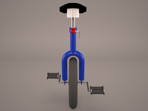 unicycle 3D Model