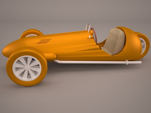 wheeler car Modelo 3D .c4d .max .obj .3ds .fbx .stl .blend 