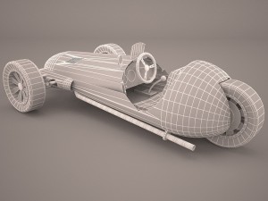 wheeler car Modelo 3D