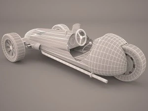 wheeler car 3D Model