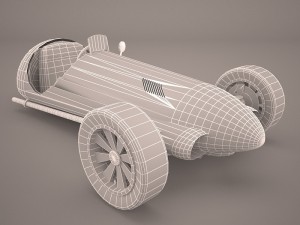 wheeler car Modelo 3D