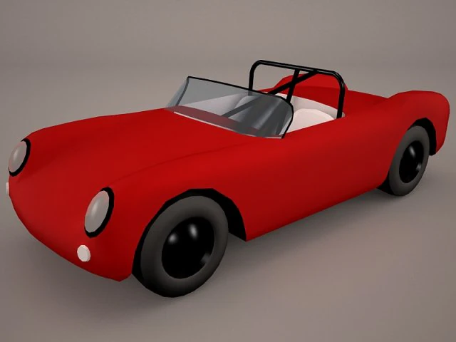 porsche boxster 3D Model .c4d .max .obj .3ds .fbx .stl .blend 
