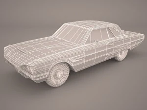ford thunderbird 1956 3D Model