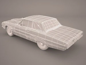 ford thunderbird 1956 3D Model