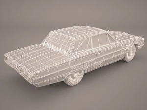 ford thunderbird 1956 3D Model