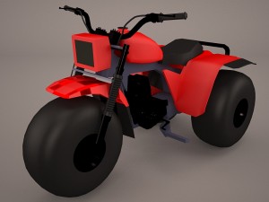 honda atc 200e 3Dモデル