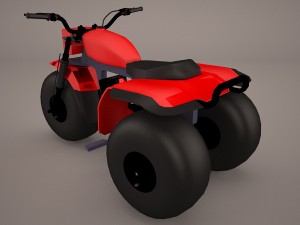 honda atc 200e 3D Model