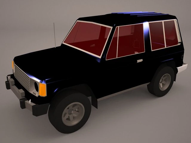 mitsubishi pajero 3D Model .c4d .max .obj .3ds .fbx .stl .blend