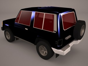 mitsubishi pajero 3D 模型