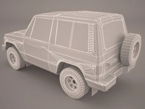 mitsubishi pajero 3D Model