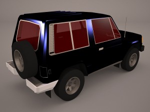 mitsubishi pajero 3D 模型