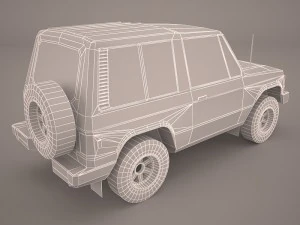 mitsubishi pajero 3D Model