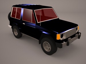mitsubishi pajero 3D 模型