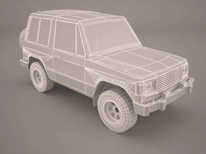 mitsubishi pajero 3D Model