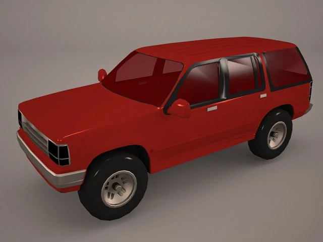 ford explore 3D Model .c4d .max .obj .3ds .fbx .stl .blend 