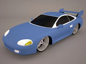 미쓰비시 3000gt 3D 모델