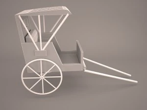 retro carriage 3D Model