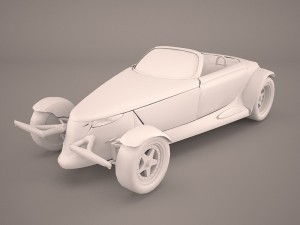 plymouth prowler stock 1997-2002 3D Model