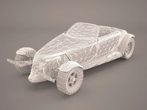 plymouth prowler stock 1997-2002 3D Model