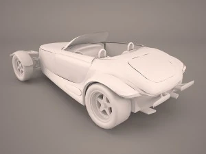plymouth prowler stock 1997-2002 3D Model