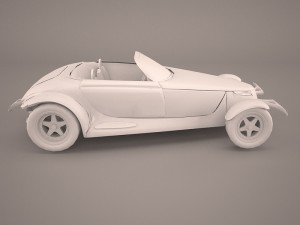 plymouth prowler stock 1997-2002 3Dモデル