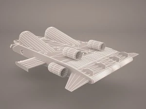 deep flight 3D Model