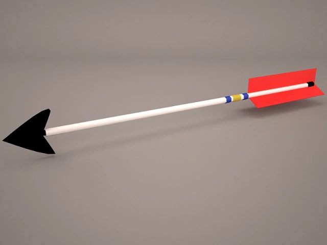arrow 3D Model .c4d .max .obj .3ds .fbx .stl .blend 