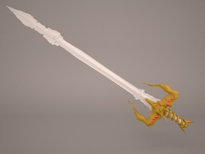 battle sword 3D मॉडल