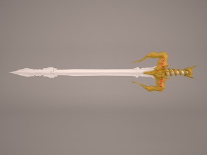 battle sword 3D मॉडल