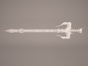 battle sword 3D मॉडल