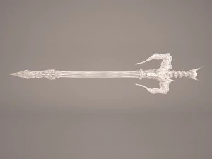 battle sword 3D Model