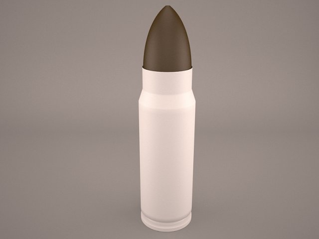 bullet rifle 3D Model .c4d .max .obj .3ds .fbx .stl .blend 