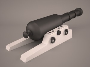 vessel cannon 3D Model