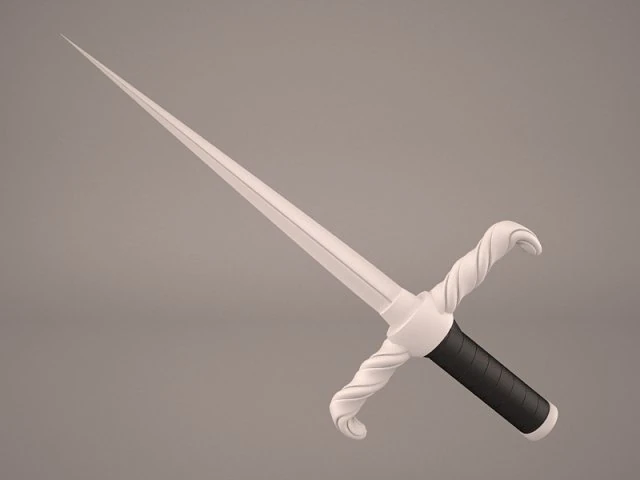 dagger 3D Model .c4d .max .obj .3ds .fbx .stl .blend 