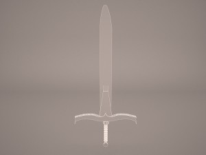 excalibe sword 3D Model