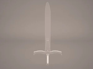 excalibe sword 3D Model