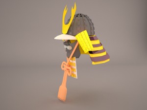 kabuto helmet 3D Model