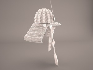kabuto helmet 3D Model