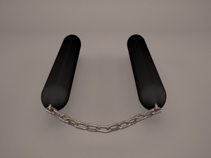 nunchucks Model 3D