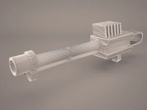 m18 recoilless rifle 3D Model