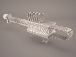 m18 recoilless rifle 3D Model